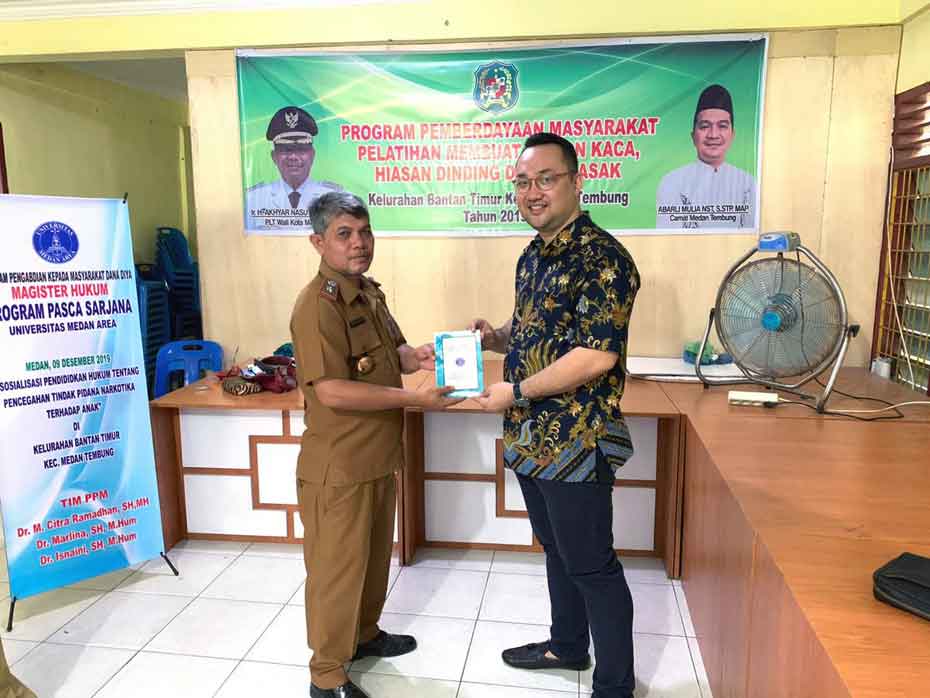 Pascasarjana UMA Beri Pendidikan Hukum Pidana Narkotika Terhadap Anak