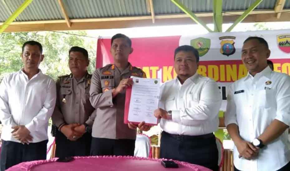 Kapolres dan Bupati Tapsel Bentuk Kampung Bebas Narkoba di Desa Sialogo, Angkola Barat